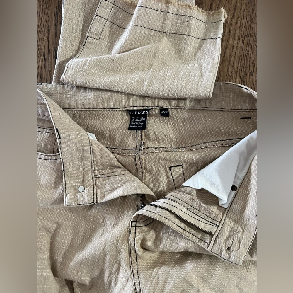 NY Based men jeans, beige color size 32/30